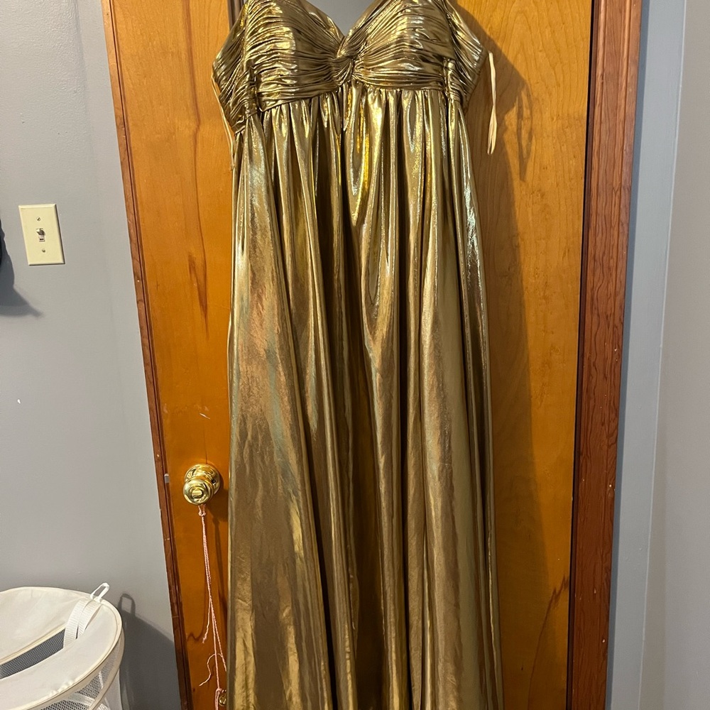 Sydney's Closet Radiant Gold Gown